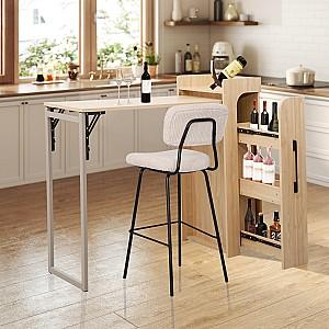 Masa de birou DP Dakar 122x44x108 cm Stejar M37/Grey