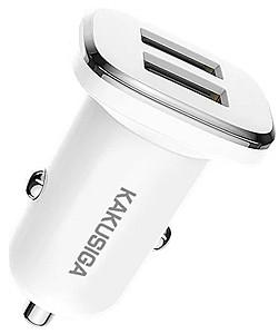 Incarcator auto Ksiga 2.4A KSC-565 Ruitu White