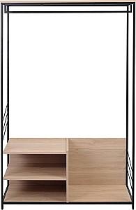 Antreu DP Samuel (100x40x160H) Negru / Stejar Sonoma