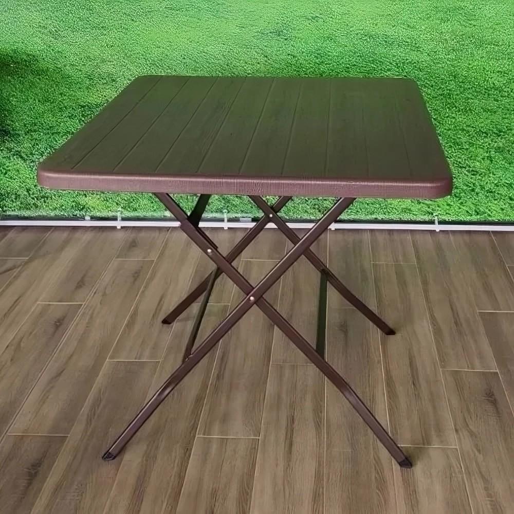 Masa de gradina Sonmez Grain 79x79x74 Maro