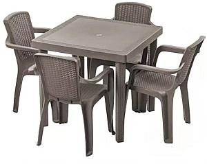 Scaun terasa Sonmez Infinity Mocca (gri)