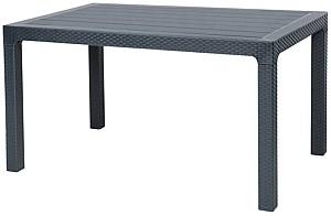 Masa de gradina Sonmez Elit Rattan 90x150 Antracit