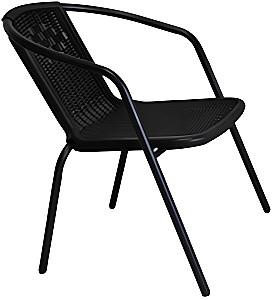 Scaun terasa Sonmez Littlerock Rattan Black