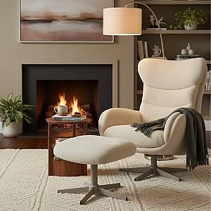 Fotoliu DP Puffy ROE-042 Beige (FABB RAVEN 28)