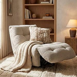 Fotoliu reclainer DP Nardo ROF-017 Beige (Royal Boucle Natural)