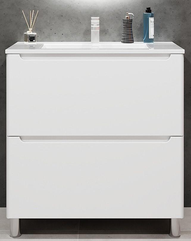 Dulap sub lavoar Bayro Bergamo Alb Mat 800