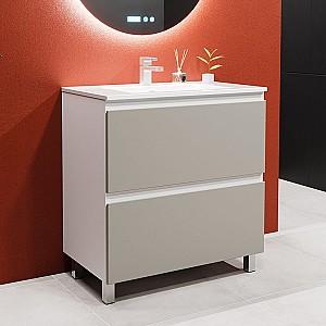 Dulap sub lavoar Bayro Wings Light Grey 800