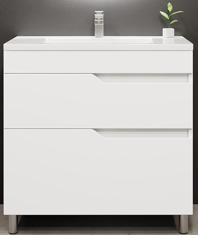 Dulap sub lavoar Bayro Teona Alb Mat 1000