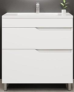 Dulap sub lavoar Bayro Teona Alb Mat 800