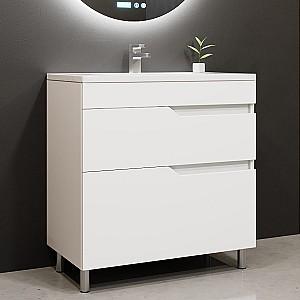 Dulap sub lavoar Bayro Teona Alb Mat 800