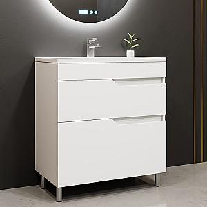 Dulap sub lavoar Bayro Teona Alb Mat 700