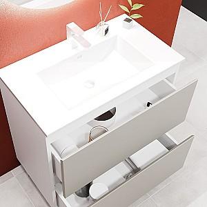 Dulap sub lavoar Bayro Wings Light Grey 1000