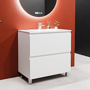 Dulap sub lavoar Bayro Wings Alb Mat 1000