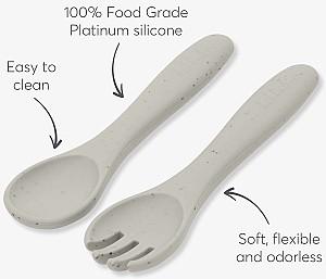 Set de tacimuri Kikka Boo Platinum Silicone Sand (2 elemente)