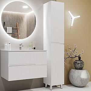 Dulap penal Bayro Santos 350x1900 Alb Mat