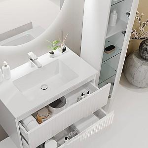 Dulap penal Bayro Santos 350x1900 Alb Mat