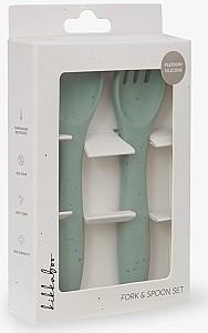 Set de tacimuri Kikka Boo Platinum Silicone Sage (2 elemente)