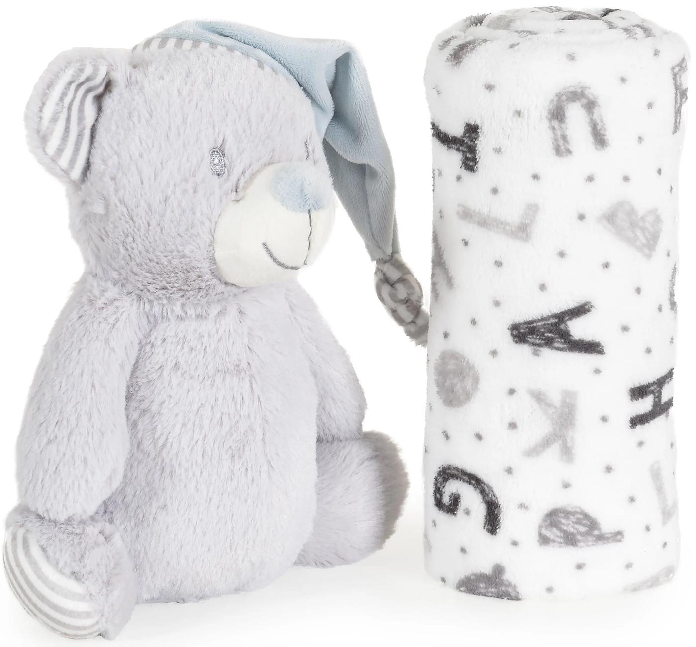 Plapuma Moni Bear White&Grey