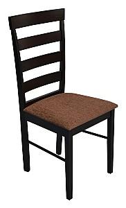 Set de masa si scaune Evelin GLORIA Chocolate + 4 scaune GLORIA Chocolate F-789 Brown