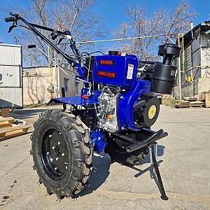 Motocultor Buivol X135E albastru (Motorina, 10 C.P.)