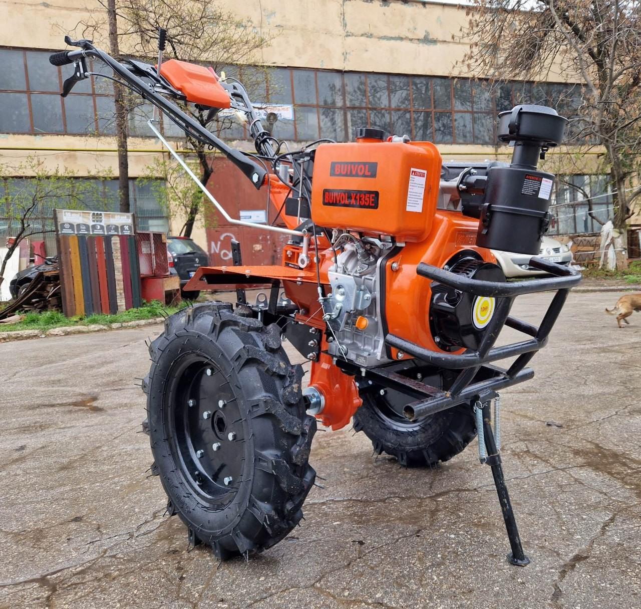 Motocultor Buivol X135E LUX (Motorina, 10 C.P.)