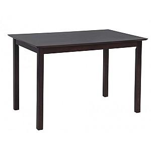 Set de masa si scaune Evelin Gloria Chocolate (Maro) + 4 scaune Deepa R Chocolate (Maro) / Ekea12 Dark Brown (Maro Închis)