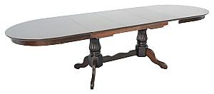 Set de masa si scaune Evelin HV-33V Chocolate + 6 scaune Wenyi Chocolate / Ekea12 Dark Brown