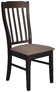 Set de masa si scaune Evelin HV-33V Chocolate + 6 scaune Wenyi Chocolate / Ekea12 Dark Brown