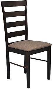 Set de masa si scaune Evelin HV-27V Chocolate + 6 scaune GLORIA Chocolate / Ekea12 Dark Brown