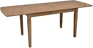 Set de masa si scaune Evelin HV-27V Light Brown + 8 scaune YTC 080 Wo / BJORN24 Light Beige