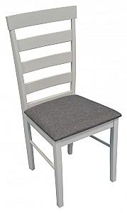 Set de masa si scaune Evelin HV-33V White + 6 scaune Gloria White / NV-10WP Grey