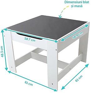 Masă de scris pentru copii U-Grow UGMS-5601-GR