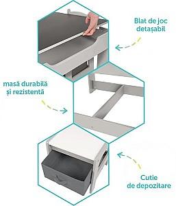 Masă de scris pentru copii U-Grow UGMS-5601-GR