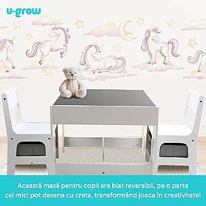 Masă de scris pentru copii U-Grow UGMS-5601-GR