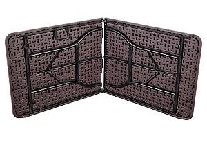 Masa pliabila Sonmez Ratan 180x75x74cm Brown