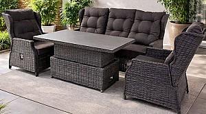 Set mobila de gradina Hola LUX Antracit