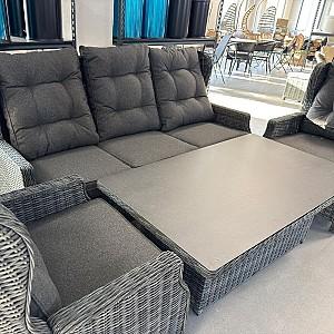 Set mobila de gradina Hola LUX Antracit