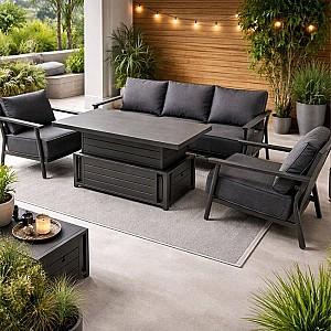 Set mobila de gradina Hola Scandinavia Anthracite