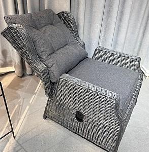 Fotoliu de terasa Hola LUX reglabil Anthracite