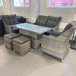 Set mobila de gradina Hola Stella Mocha/Grey