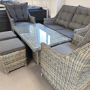 Set mobila de gradina Hola Stella Mocha/Grey