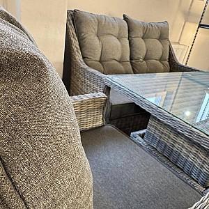 Set mobila de gradina Hola Stella Mocha/Grey