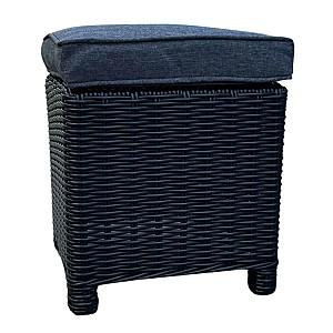 Set mobila de gradina Hola RATTAN pentru 7persoane Black