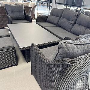 Set mobila de gradina Hola Sevilla Black