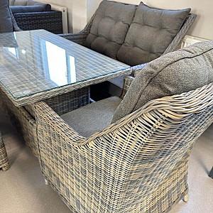 Set mobila de gradina Hola Stella Mocha/Grey