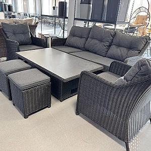 Set mobila de gradina Hola Sevilla Black