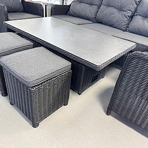 Set mobila de gradina Hola Sevilla Black