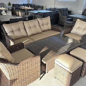 Set mobila de gradina Hola Sevilla Brown