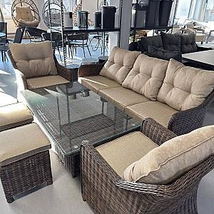 Set mobila de gradina Hola Sevilla Brown