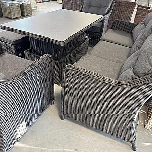 Set mobila de gradina Hola Sevilla Black